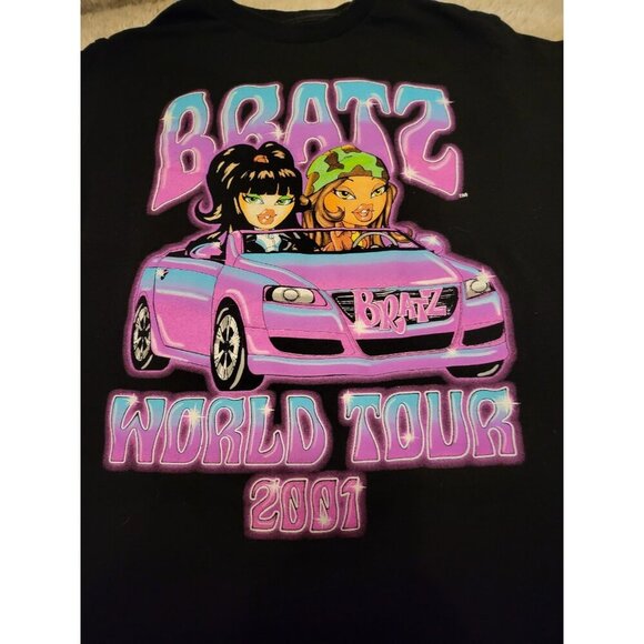 Tops - Bratz World Tour 2001 T Shirt Black Dolls Womens/Teens Size Small